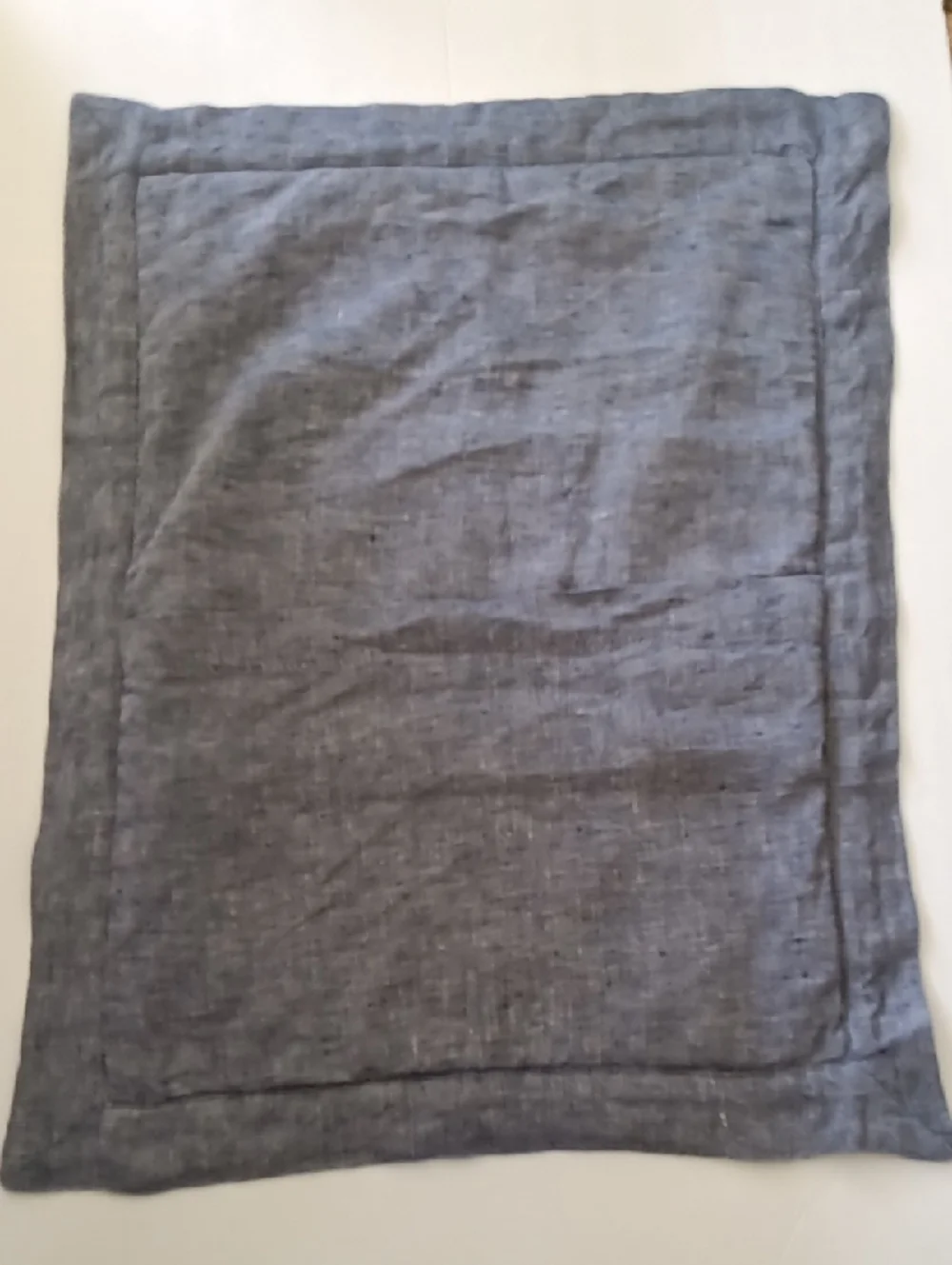 Pottery Barn Kids Linen Chambray Lumbar Pillow Cover 16